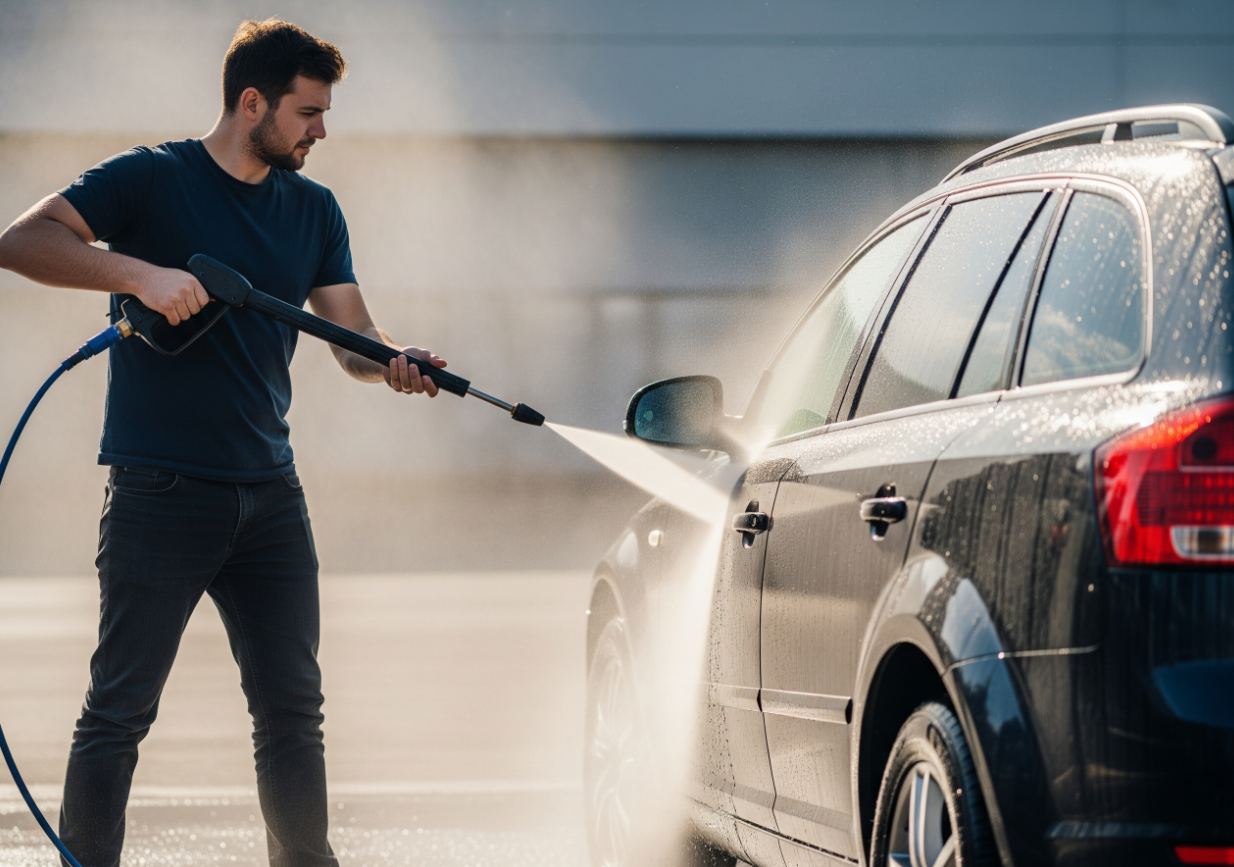 How to Clean Your Car with a Pressure Washer