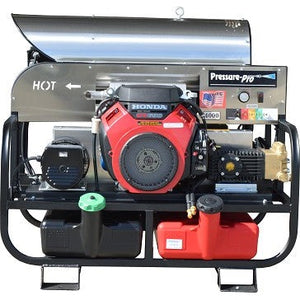 Pressure-Pro Pro-Super Skid 8115PRO-30HG 3,000 PSI 8.0 GPM Gas Powered Hot Water Pressure Washer with Honda GX690 Engine, Skid Mount