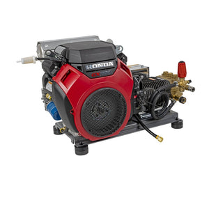 BE Power Equipment B5024HETBAS 5,100 PSI 5.5 GPM Truck Mount Cold Water Gas Pressure Washer with Honda GX690 Electric Start Engine and CP Belt Drive Triplex Pump