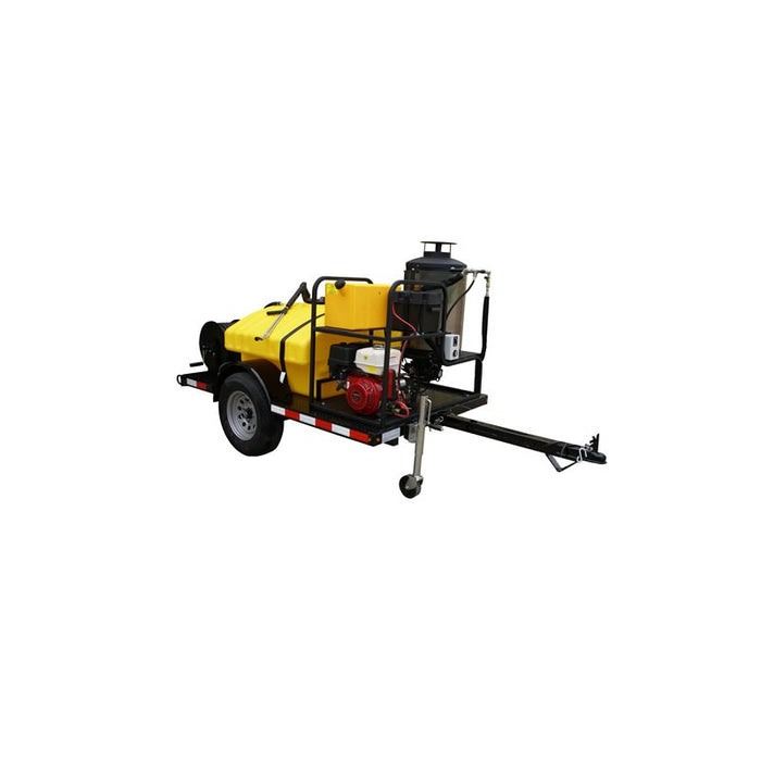 Cam Spray UV4040V-HOT Pressure Washer Gas Powered Trailer Mounted Diesel Fired Hot Water 5 GPM 4,000 PSI