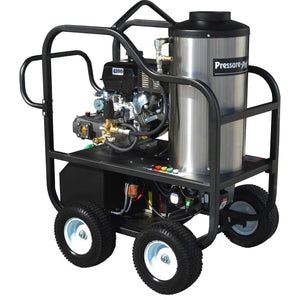 Pressure-Pro Hot Shot Gas 4012-42KV 4,200 PSI 4.0 GPM Gas Powered Hot Water Pressure Washer with Kohler CH440 Engine