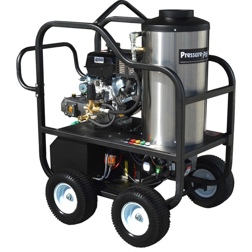 Pressure-Pro Hot Shot Gas 4012-42KV 4,200 PSI 4.0 GPM Gas Powered Hot Water Pressure Washer with Kohler CH440 Engine