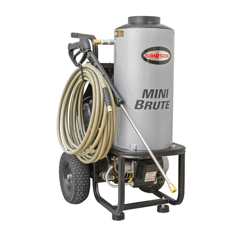 Simpson Mini Brute 60363 MB1518 1,500 PSI 1.8 GPM Electric Powered Hot Water Direct Drive Pressure Washer