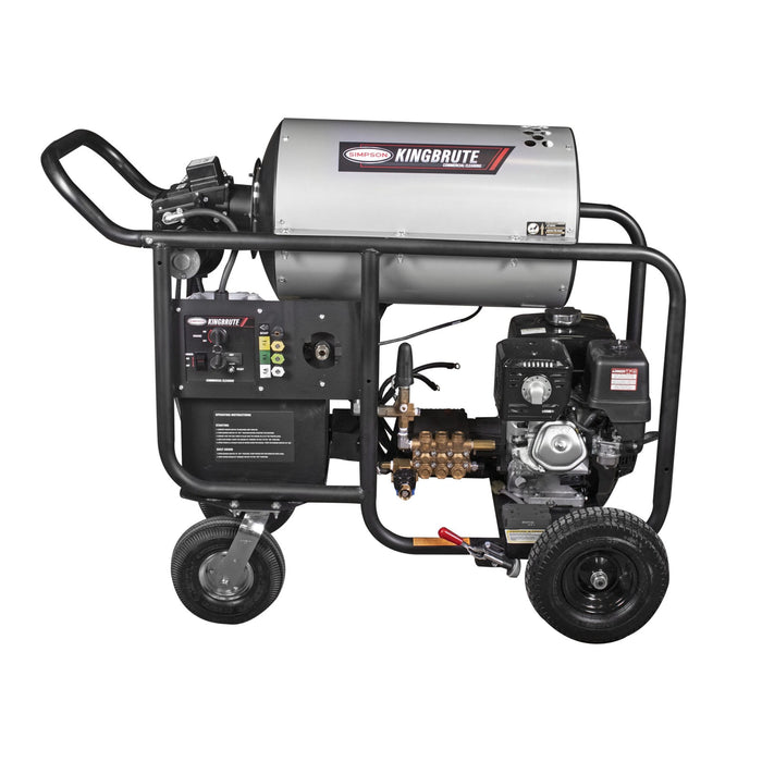 Simpson King Brute 65133 KB65133 4,000 PSI 4.0 GPM Gas Powered Hot Water Direct Drive Pressure Washer with Honda GX390 Engine