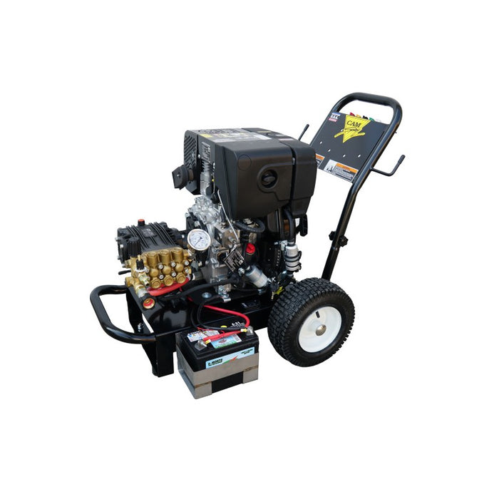 Cam Spray 3000DXE Pressure Washer Trailer Mounted Cold Water 4 GPM 3,000 PSI