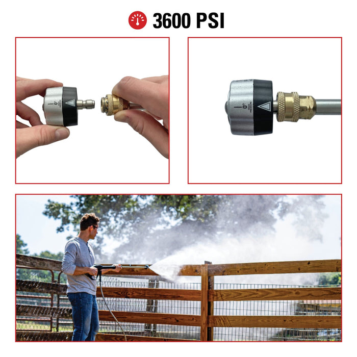 Simpson 80142 5-N-1 Nozzle, 3,600 PSI