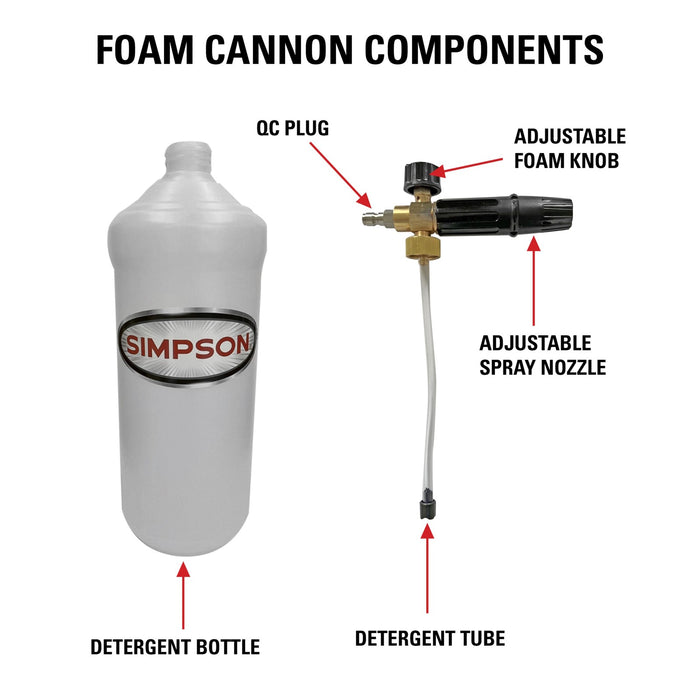 Simpson 80271 High Pressure Foam Cannon, 4,000 PSI