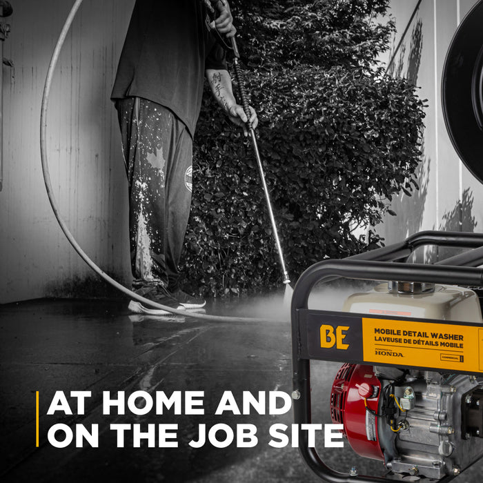 BE Power Equipment B3165HRAS 3,100 PSI 3.1 GPM Cold Water Gas Pressure Washer