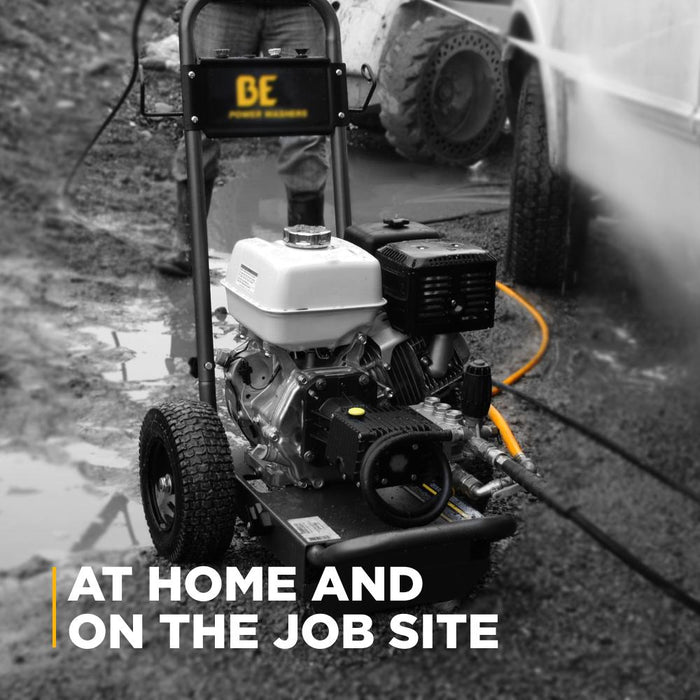 BE Power Equipment B4213HSJ 4,200 PSI 4.2 GPM Cold Water Gas Pressure Washer