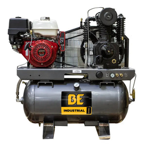 BE Power 175 PSI 23 CFM Gas Air Compressor with Honda GX390 Engine
front view