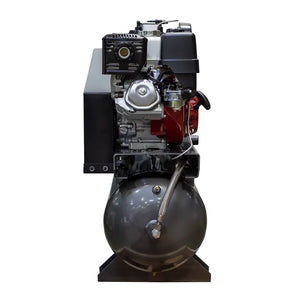BE Power 175 PSI 23 CFM Gas Air Compressor with Honda GX390 Engine
 side view