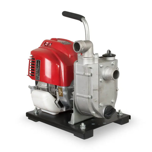 BE Power 1" Water Transfer Pump with Honda GX25 Engine side view
