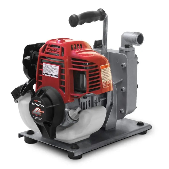 BE Power 1" Water Transfer Pump with Honda GX25 Engine back view