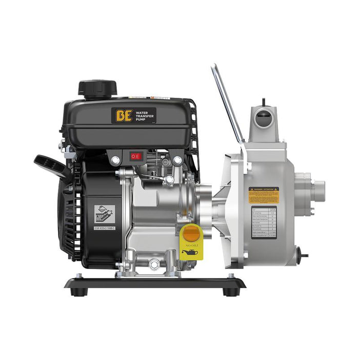 BE Power 1" Water Transfer Pump with Powerease 79 Engine front view