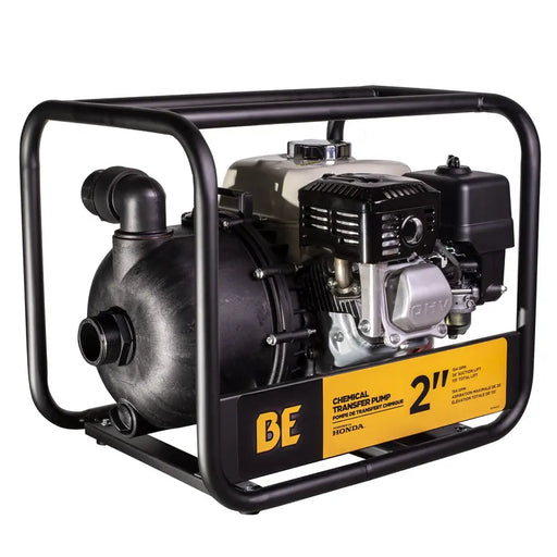 BE Power 2" Chemical Transfer Pump with Honda GX200 Engine left side view