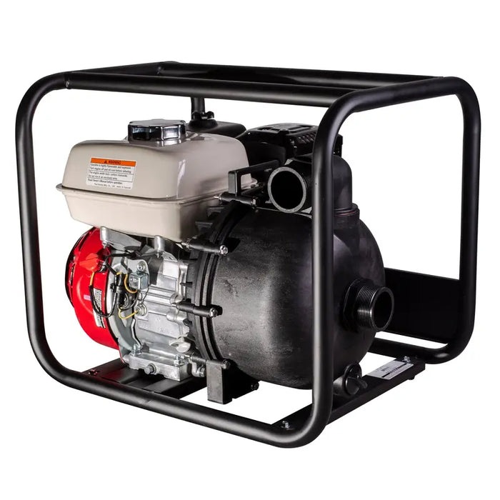 BE Power 2" Chemical Transfer Pump with Honda GX200 Engine right side view