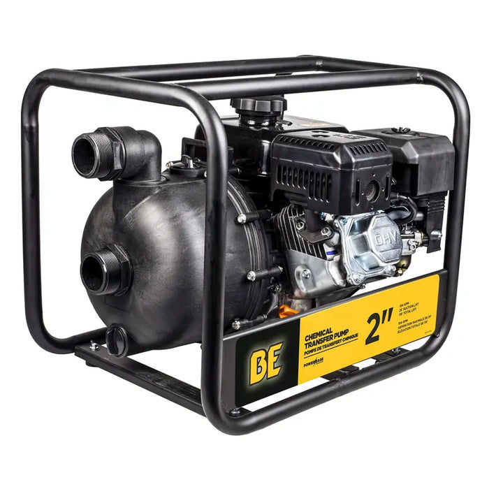 BE Power 2" Chemical Transfer Pump with Powerease 225 Engine front view
