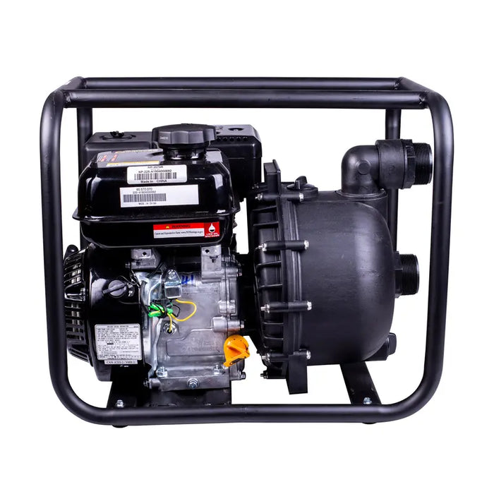 BE Power 2" Chemical Transfer Pump with Powerease 225 Engine anterior view
