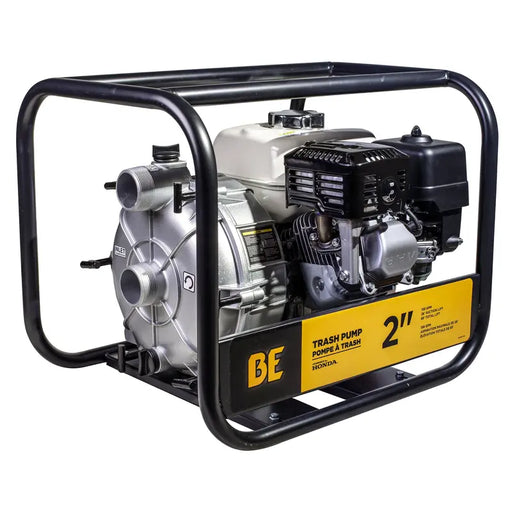 BE Power 2" Semi-Trash Transfer Pump with Honda GX200 Engine left side view

