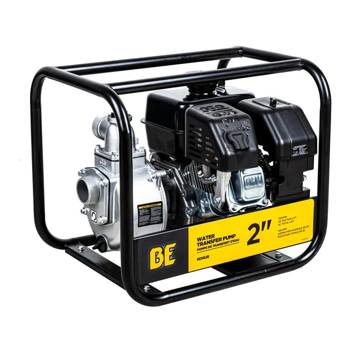 BE Power 2" Water Transfer Pump with Kohler SH270 Engine front view

