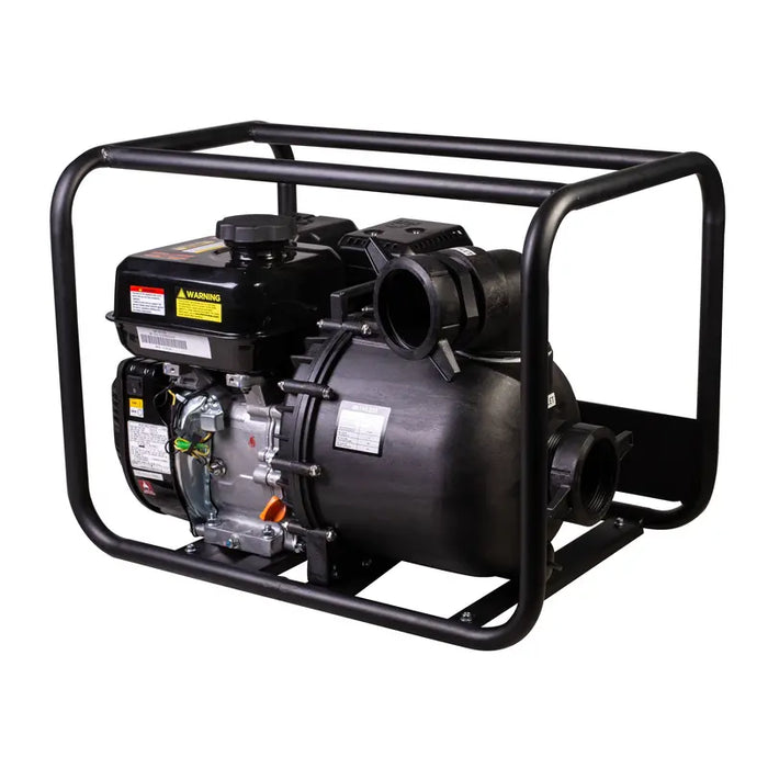 BE Power 3" Chemical Transfer Pump with Powerease 225 Engine lateral view