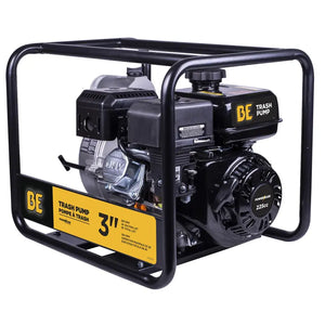 BE Power 3" Semi-Trash Transfer Pump with Powerease 225 Engine right view
