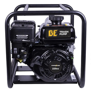 BE Power 3" Semi-Trash Transfer Pump with Powerease 225 Engine back view

