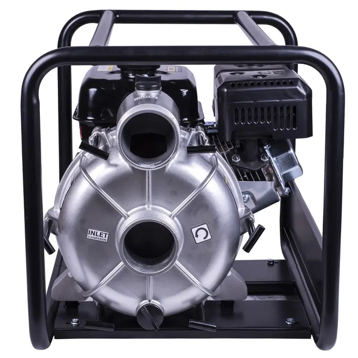 BE Power 3" Semi-Trash Transfer Pump with Powerease 225 Engine lateral view
