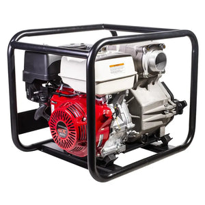 BE Power 3" Trash Transfer Pump with Honda GX390 Engine left side view