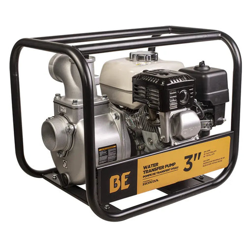 BE Power 3" Water Transfer Pump with Honda GX200 Engine front view