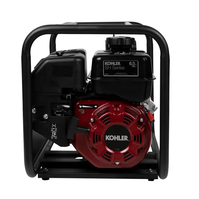 BE Power 3" Water Transfer Pump with Kohler SH270 Engine side view
