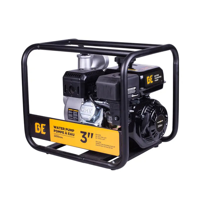 BE Power 3" Water Transfer Pump with Powerease 225 Engine right side view