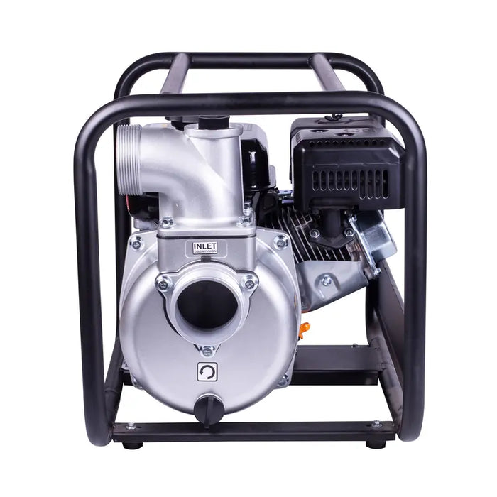 BE Power 3" Water Transfer Pump with Powerease 225 Engine lateral view
