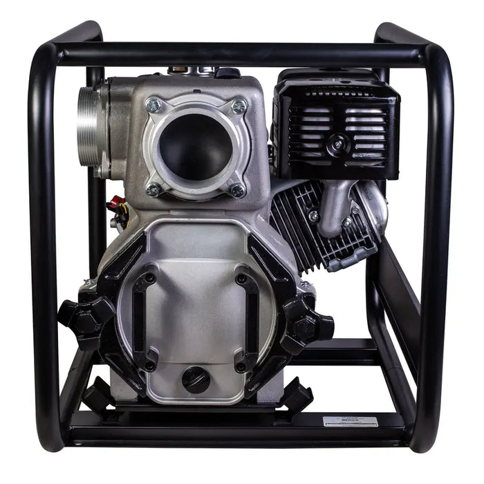 BE Power 4" Trash Transfer Pump with Honda GX390 Engine lateral view