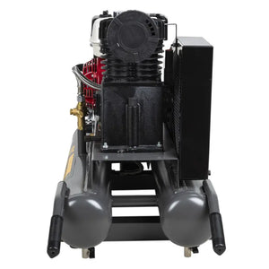 BE Power AC658HB 90 PSI 13.8 CFM Gas Air Compressor with Honda GX200 Engine right side view
