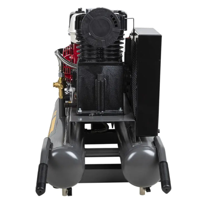 BE Power AC658HB 90 PSI 13.8 CFM Gas Air Compressor with Honda GX200 Engine right side view
