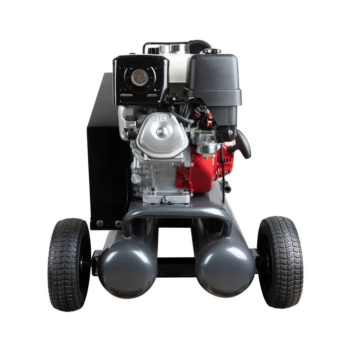 BE Power AC908HB2 175 PSI 17.7 CFM Gas Air Compressor with Honda GX270 Engine side view
