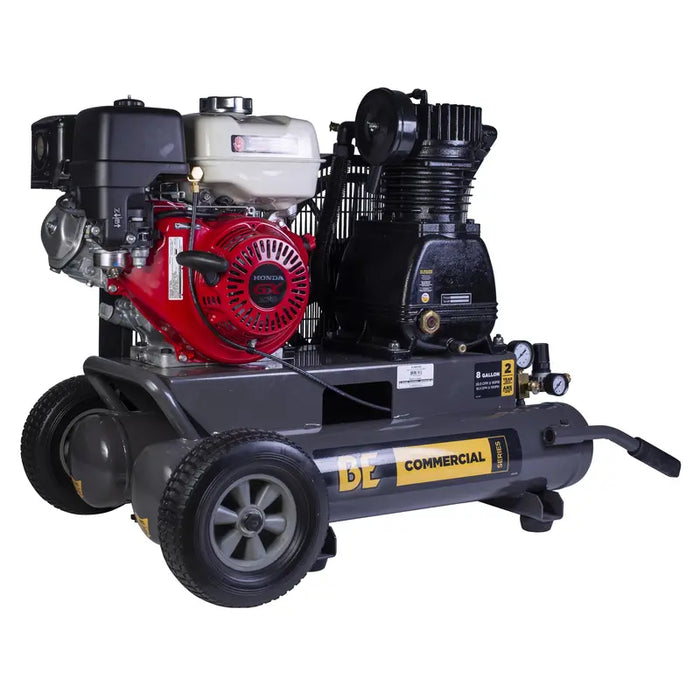 BE Power AC908HB2 175 PSI 17.7 CFM Gas Air Compressor with Honda GX270 Engine right view
