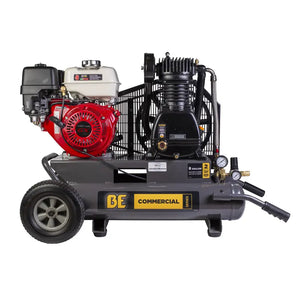BE Power AC908HB2 175 PSI 17.7 CFM Gas Air Compressor with Honda GX270 Engine right side view
