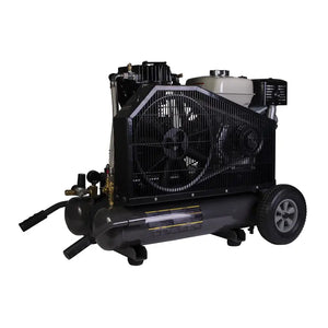 BE Power AC908HB2 175 PSI 17.7 CFM Gas Air Compressor with Honda GX270 Engine left view