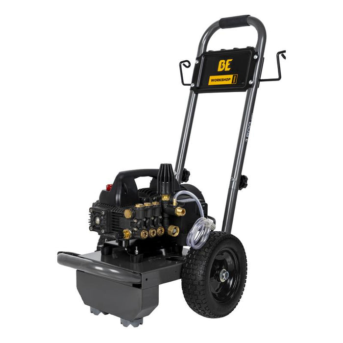 BE Power B1515EN 1,500 PSI 1.6 GPM 1.5 HP Electric Pressure Washer with Powerease Motor and Triplex Pump
left side view