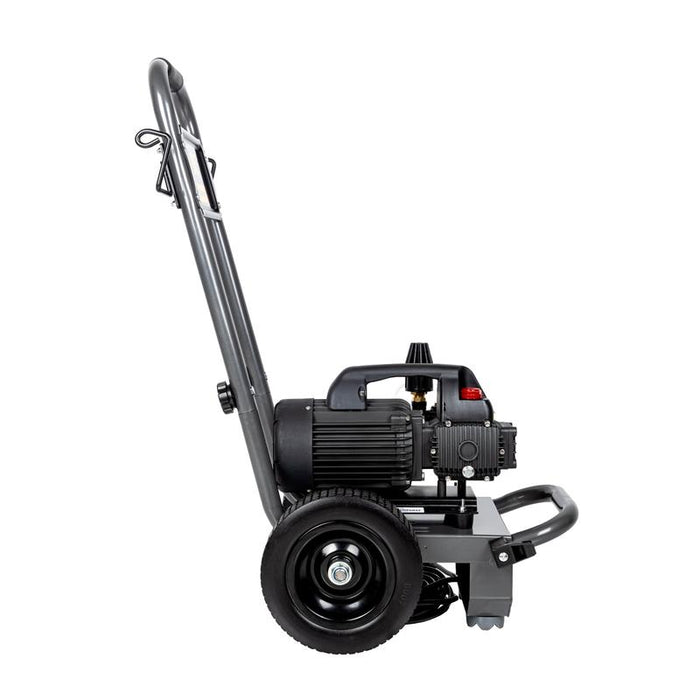 BE Power B1515EN 1,500 PSI 1.6 GPM 1.5 HP Electric Pressure Washer with Powerease Motor and Triplex Pump
side view