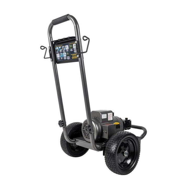 BE Power B153EA 1,500 PSI 3.0 GPM 3.0 HP Electric Pressure Washer with Baldor Electric Motor and AR Triplex Pump right back view