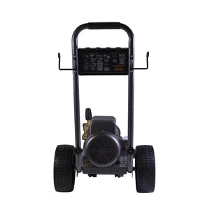 BE Power B2775EA 2,700 PSI 3.5 GPM 7.5 HP Electric Pressure Washer with Baldor Motor and AR Triplex Pump
back view