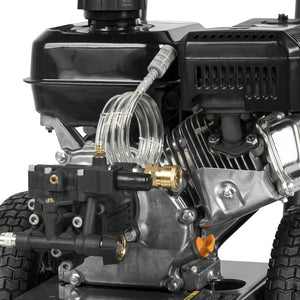 BE Power B3475PX 3,400 PSI 2.5 GPM Cold Water Gas Pressure Washer close up