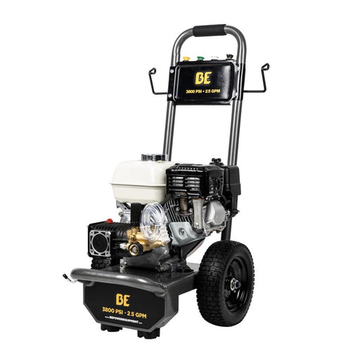 BE Power B3865HA 3,800 PSI 2.5 GPM Cold Water Gas Pressure Washer front view
