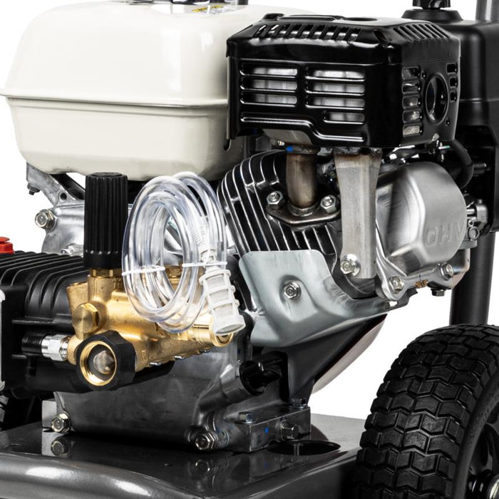 BE Power B3865HA 3,800 PSI 2.5 GPM Cold Water Gas Pressure Washer
close up