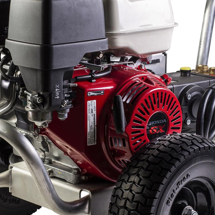 BE Power B4213HABGS 4,200 PSI 4.2 GPM Cold Water Gas Pressure Washer
close up