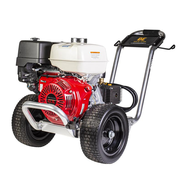 BE Power B4213HACS 4,200 PSI 4.2 GPM Cold Water Gas Pressure Washer
in white background