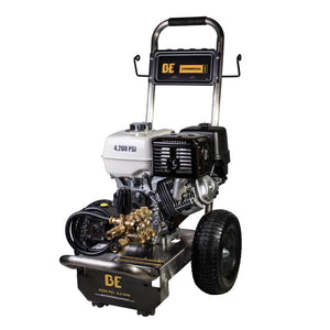 BE Power B4213HSGS 4,200 PSI 4.2 GPM Cold Water Gas Pressure Washer
in white background